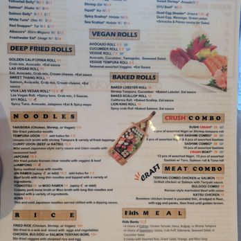 Sushi Crush - Japanese Near Me - Scottsdale, Arizona