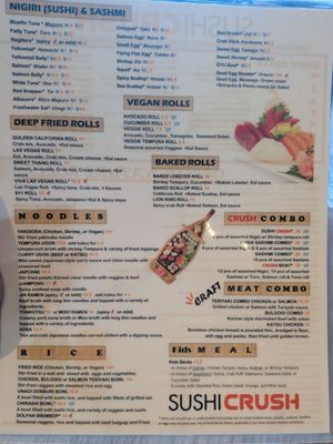 Menu photo 4 Sushi Crush Scottsdale, AZ