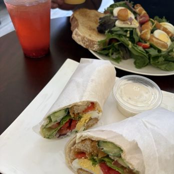 V Cafe - Wrap & salad. - Coffee & Tea Near Me - Long Beach, California V Cafe - Wrap & salad. - Coffee & Tea Near Me - Long Beach, California