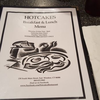 Hot Cakes - Menu - Breakfast & Brunch Near Me - East Windsor, Connecticut