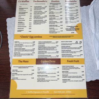 C's Waffles - Menu - Breakfast & Brunch Near Me - Titusville, Florida