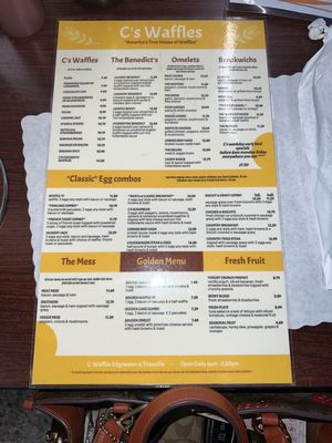 Menu photo 2 C's Waffles Titusville, FL