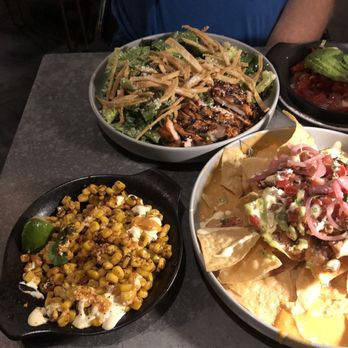 Don Orange - Caesar salad with grilled chicken, street corn and nachos - Cocktail Bars Near Me - Redlands, California Don Orange - Caesar salad with grilled chicken, street corn and nachos - Cocktail Bars Near Me - Redlands, California