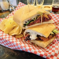 Audrey’s Pizza Oven & FreeFall Brewery - Corned beef! Not just that but with an aioli and pickled onions.
