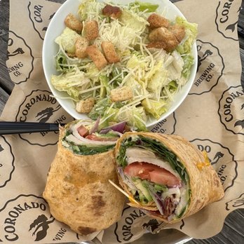 Coronado Brewing - Turkey Club Wrap - Brewpubs Near Me - San Diego, California Coronado Brewing - Turkey Club Wrap - Brewpubs Near Me - San Diego, California