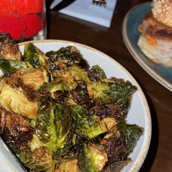 The Flower Shop - Crispy Brussels Sprouts - New American Near Me - New York, New York The Flower Shop - Crispy Brussels Sprouts - New American Near Me - New York, New York
