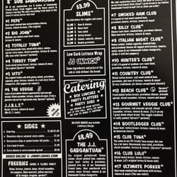 Jimmy John's - Jimmy John's Menu