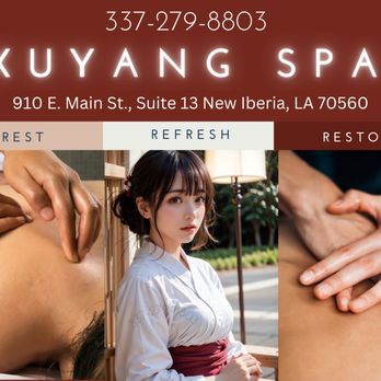 Xu Yang Spa - The best kept secret of New Iberia, LA! - Massage Therapy Near Me - New Iberia, Louisiana Xu Yang Spa - The best kept secret of New Iberia, LA! - Massage Therapy Near Me - New Iberia, Louisiana