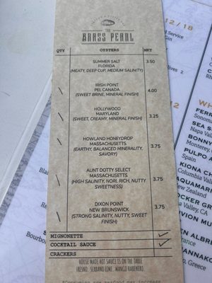Menu photo 2 The Brass Pearl Knoxville, TN