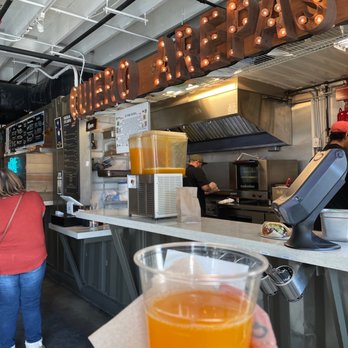 Quiero Arepas - Ordered passion fruit juice, waiting for my yummy arepa :) - Gluten-Free Near Me - Denver, Colorado Quiero Arepas - Ordered passion fruit juice, waiting for my yummy arepa :) - Gluten-Free Near Me - Denver, Colorado