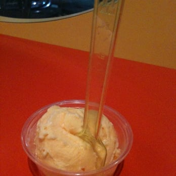 Saffron Spot - Mini scoop of jackfruit ice cream - Desserts Near Me - Artesia, California