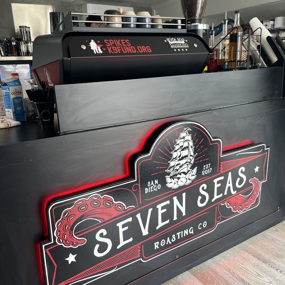 Seven Seas Roasting - Cool Sign - Coffee Roasteries Near Me - Solana Beach, California Seven Seas Roasting - Cool Sign - Coffee Roasteries Near Me - Solana Beach, California