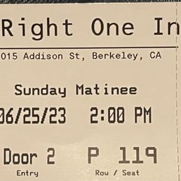 My ticket