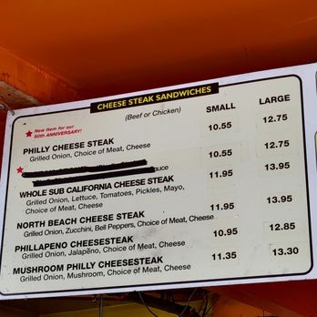 Buster's Cheesesteak - Menu as of 6.11.2024 - American Near Me - San Francisco, California Buster's Cheesesteak - Menu as of 6.11.2024 - American Near Me - San Francisco, California