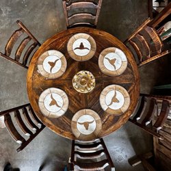 Casa Decor - 5' Round Reclaimed Wood Table
