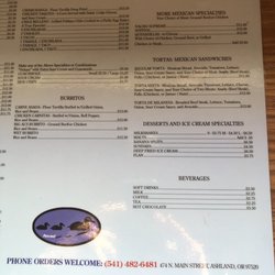 Big Al's - Menu May 2022