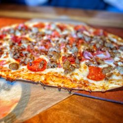 BJ's Restaurant & Brewhouse - Meat eater pizza