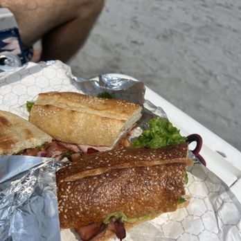 Henry’s Bagel & Deli - Comparison of the overcooked bread - Delis Near Me - Kittery, Maine