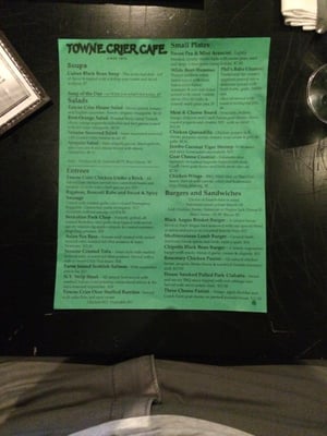 Menu photo 5 Towne Crier Cafe Beacon, NY