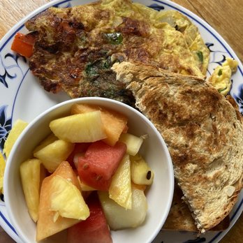 The Coffee Shack - Veggie omelet with fruit - Coffee & Tea Near Me - Captain Cook, Hawaii The Coffee Shack - Veggie omelet with fruit - Coffee & Tea Near Me - Captain Cook, Hawaii