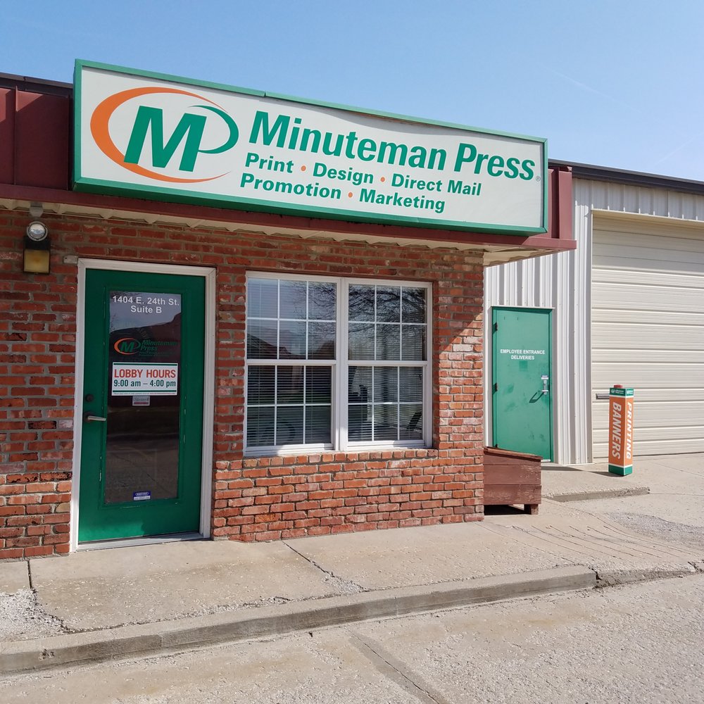 MINUTEMAN PRESS Updated October 2024 1404 E 24th St, Lawrence