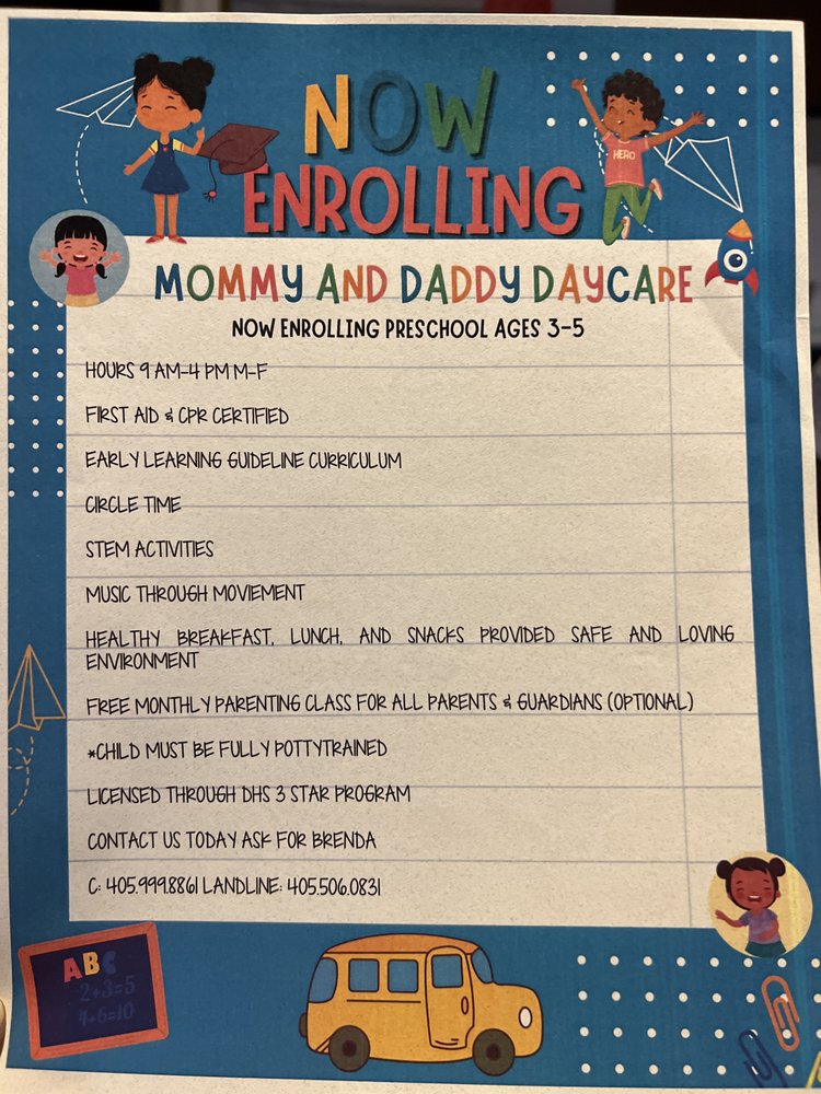 Mommy & Daddy Daycare - childcare center in Oklahoma City, OK