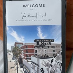 The Varden Hotel - Helpful booklet on the bedside table explaining everything I needed to know