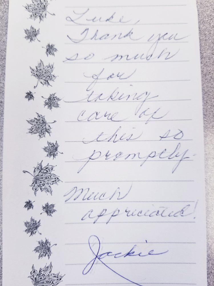 Slide of Burnett Plumbing Company