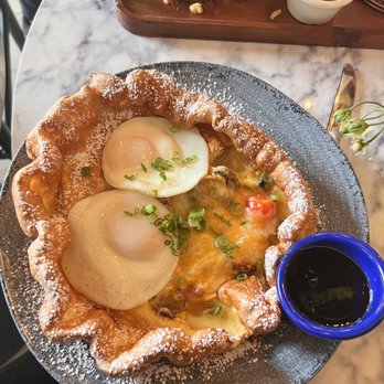 Brunch at Peony - Bacon Dutch baby - Breakfast & Brunch Near Me - Suwanee, Georgia Brunch at Peony - Bacon Dutch baby - Breakfast & Brunch Near Me - Suwanee, Georgia
