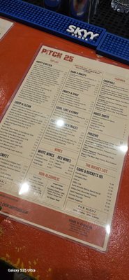 Menu photo 1 Pitch 25 Beer Park Houston, TX Menu photo 1 Pitch 25 Beer Park Houston, TX
