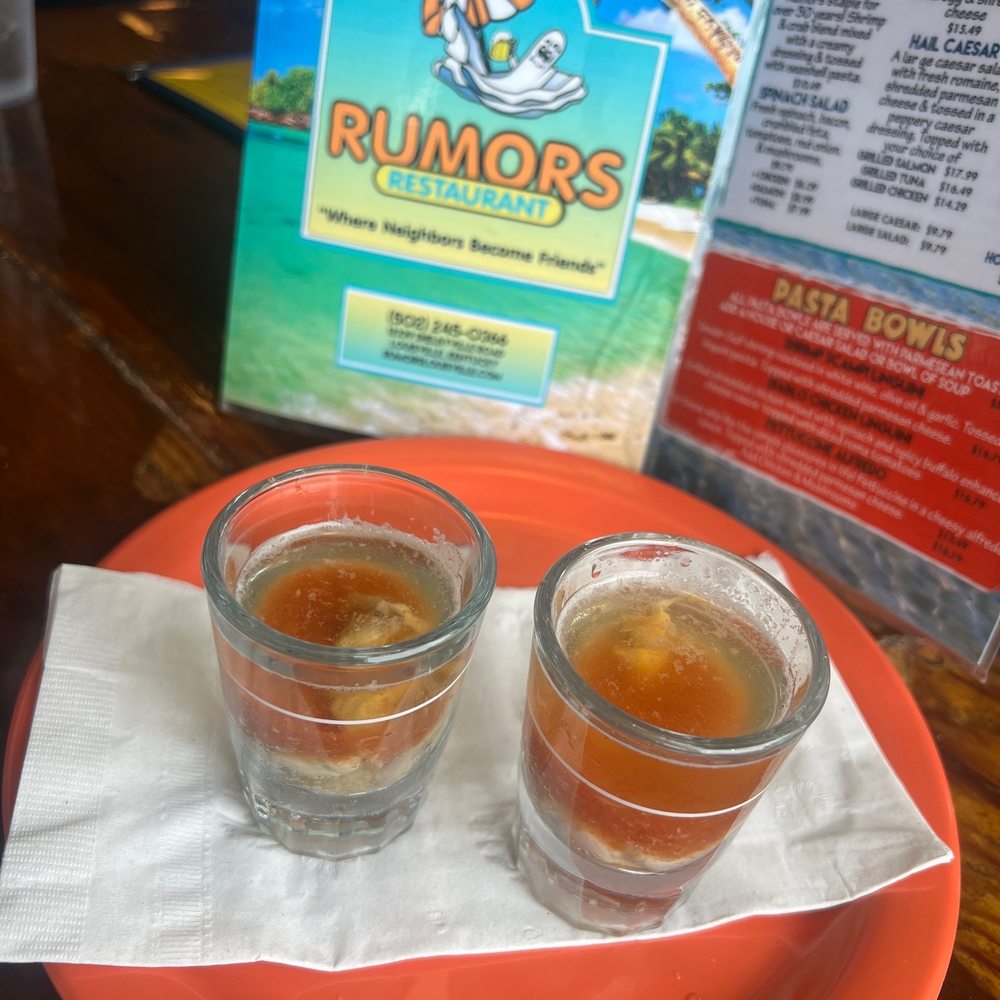 Rumors Restaurant - Rumor boomer - oyster/beer shooter - Chicken Wings Near Me - Louisville, Kentucky Rumors Restaurant - Rumor boomer - oyster/beer shooter - Chicken Wings Near Me - Louisville, Kentucky