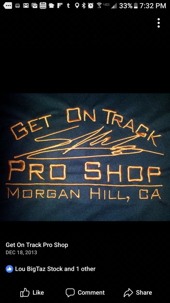 Get On Track Pro Shop Logo