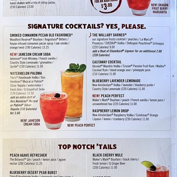 Outback Steakhouse - Drink menu. - Steakhouses Near Me - Laguna Hills, California Outback Steakhouse - Drink menu. - Steakhouses Near Me - Laguna Hills, California