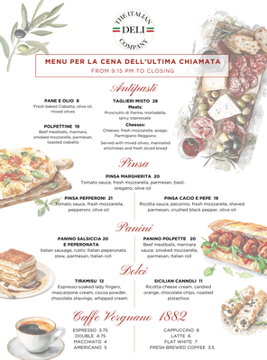 Menu photo 7 The Italian Deli Co Pasadena, CA Menu photo 7 The Italian Deli Co Pasadena, CA