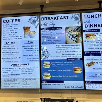 Grounds And Gold - The menu. - Coffee & Tea Near Me - Arlington, Texas