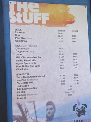 Menu photo 5 Lazy Eye Coffee San Diego, CA Menu photo 5 Lazy Eye Coffee San Diego, CA