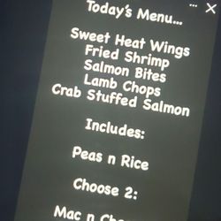 Kreative Kravings - Menu
