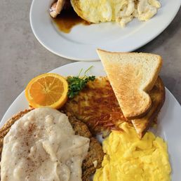 Country Fried Steak and Eggs Country Fried Steak and Eggs