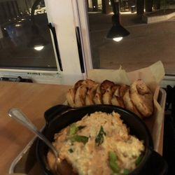 Brightside Beach Pub - Amazing crab dip with a view