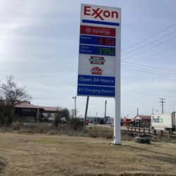 Exxon - View of price sign