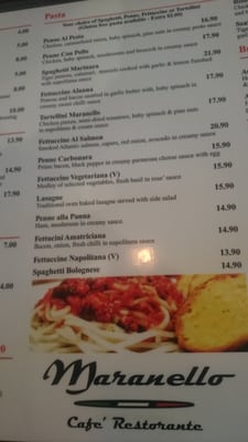 Menu photo 3 Maranello Cafe Ristorante Salisbury, SA Menu photo 3 Maranello Cafe Ristorante Salisbury, SA