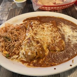 Enchilada & tamale plate Enchilada & tamale plate