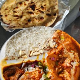 Tiffin 2 with tandoori roti