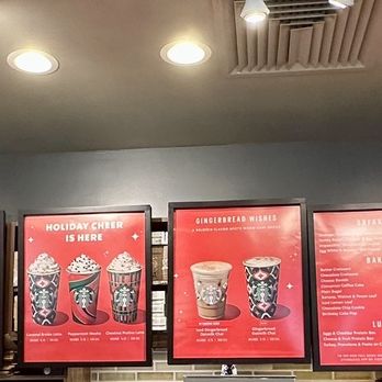 Starbucks - The menu. - Coffee & Tea Near Me - Honolulu, Hawaii