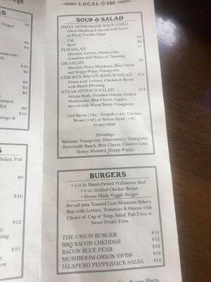 Menu photo 5 The 3 Legged Crane Pub and Brewhouse Oakridge, OR Menu photo 5 The 3 Legged Crane Pub and Brewhouse Oakridge, OR
