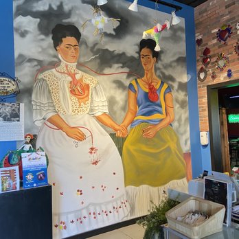 Fridas Tacos Cuisine and Bar - Entryway. Cool decor throughout restaurant - Tacos Near Me - Cedar Hill, Texas