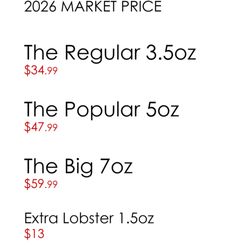 Royal Lobster Beverly Hills - 2026 Spring/Summer Market Price