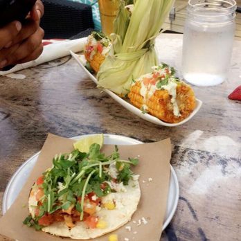 Chula Taberna Mexicana - Zucchini taco and corn - Mexican Near Me - Toronto, Ontario