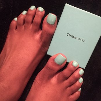 Tricycle Nail & Spa - Pedicure with shellac Tiffany & Co. blue is perfect for summer. - Nail Salons Near Me - Webster, Texas Tricycle Nail & Spa - Pedicure with shellac Tiffany & Co. blue is perfect for summer. - Nail Salons Near Me - Webster, Texas