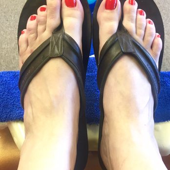 Hai's Nails - Soooo quick and 1000x better than I could ever have done! Disregard the treadmill scrapes on my left foot - was barefoot and well, ahem. - Nail Salons Near Me - Oak Harbor, Washington Hai's Nails - Soooo quick and 1000x better than I could ever have done! Disregard the treadmill scrapes on my left foot - was barefoot and well, ahem. - Nail Salons Near Me - Oak Harbor, Washington